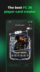FUT 26 Card Creator screenshot