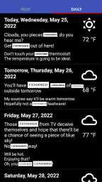 FuWeather screenshot