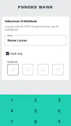 Fynske Bank screenshot