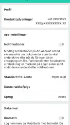 Fynske Bank screenshot