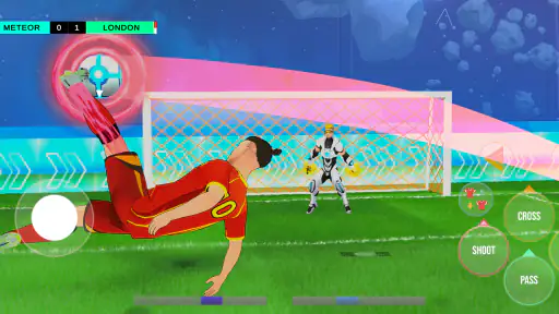 Galaxy Soccer : 3v3 match screenshot