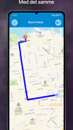 Gem din GPS-placering screenshot