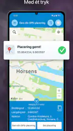 Gem din GPS-placering screenshot