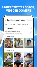 Gendan mistede fotos & video screenshot