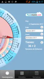 Gestograma - Embarazo Facemamá screenshot