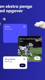 Gimi - lommepengeappen screenshot