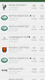 GLFR – Din Golf og Klub App screenshot