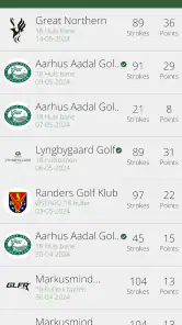 GLFR – Din Golf og Klub App screenshot