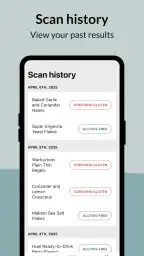Gluten Free Scanner screenshot
