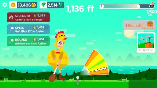 Golfbane: Et skud Golf Spil screenshot