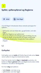 Golfreglerne 2023 screenshot