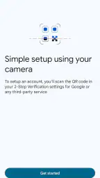 Google Authenticator screenshot