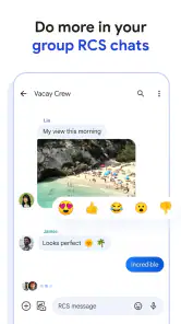 Google Beskeder screenshot