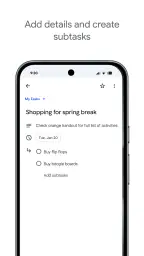 Google Huskeliste screenshot