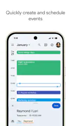 Google Kalender screenshot