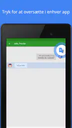 Google Oversæt screenshot