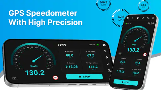 GPS-hastighedsmåler: Kilometer screenshot