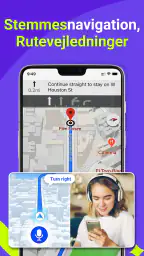 GPS, kort, stemmenavigation screenshot