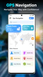 GPS, kort, stemmenavigation screenshot
