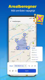 GPS-navigation og rutekort screenshot