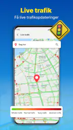 GPS-navigation og rutekort screenshot