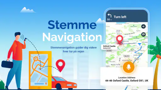 GPS navigation, Ruteplanlægger screenshot
