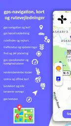 GPS navigering, Kort retninger screenshot