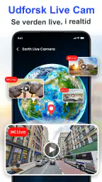 GPS satellit live jord kort screenshot