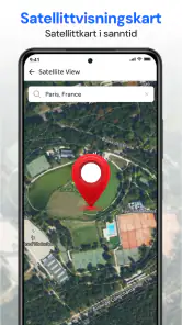 GPS-Satellittkart & Lev jorden screenshot