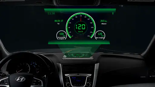 GPS speedometer screenshot