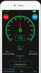 GPS speedometer screenshot