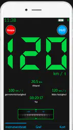GPS speedometer screenshot
