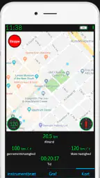 GPS speedometer screenshot