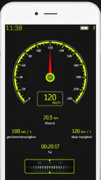 GPS speedometer screenshot