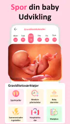Gravid følg udviklingen App screenshot