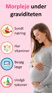 Gravid følg udviklingen App screenshot