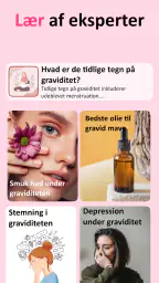 Gravid følg udviklingen App screenshot