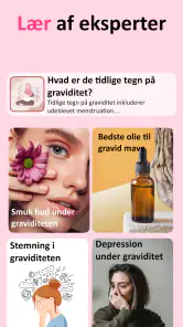Gravid følg udviklingen App screenshot