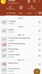 Grocery List App - rShopping screenshot