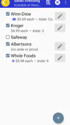 Grocery List App - rShopping screenshot