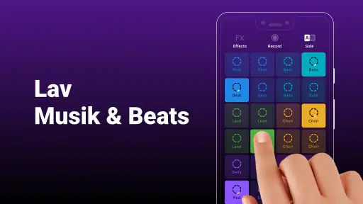 Groovepad - musik- og beat-app screenshot
