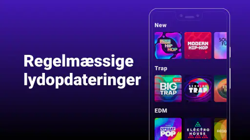 Groovepad - musik- og beat-app screenshot