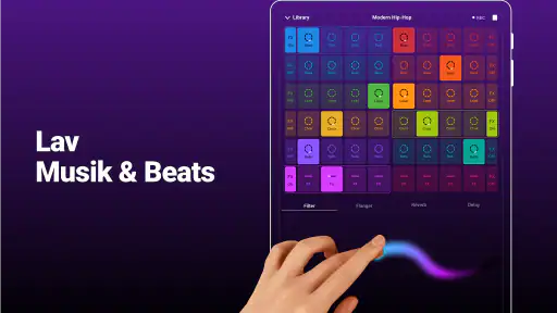 Groovepad - musik- og beat-app screenshot