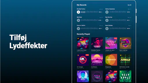 Groovepad - musik- og beat-app screenshot