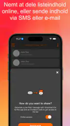 Grosh intelligent indkøbsliste screenshot