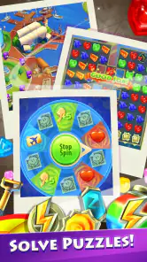 Gummy Drop! Match 3 & Travel screenshot