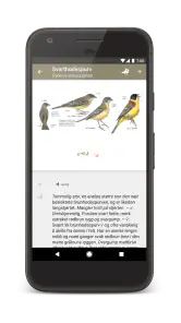Gyldendals Store Fugleguide screenshot