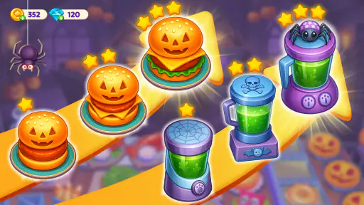 Halloween Cooking Madness Game screenshot