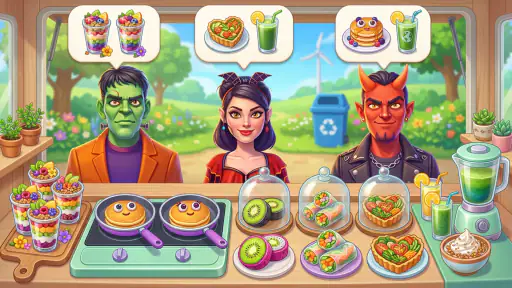 Halloween Cooking Madness Game screenshot