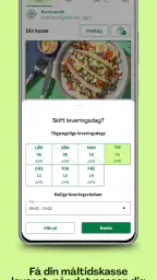 HelloFresh: Læg en let madplan screenshot